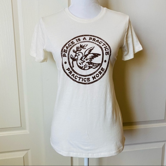 NWT Band Of Gypsies Peace is a Practice Tee Small - Picture 2 of 6